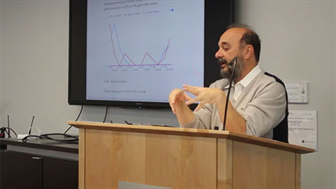 Leonardo Avritzer presenting during event