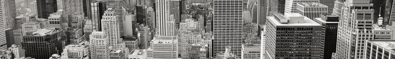 grayscale image of a cityscape