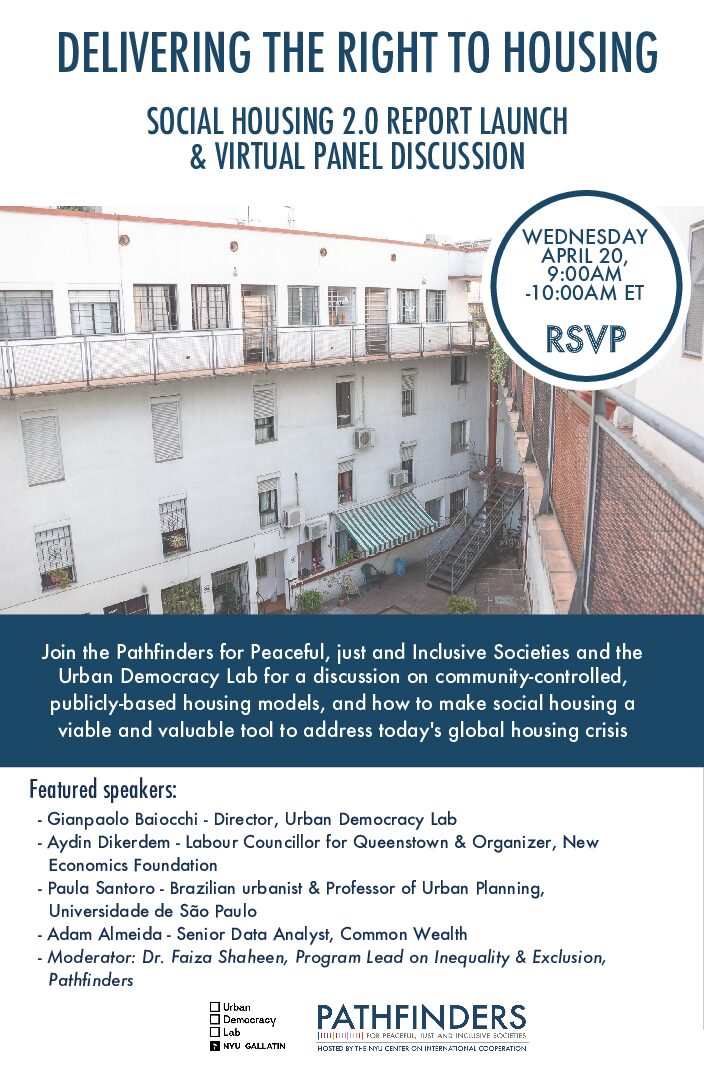 Delivering the Right to Housing: Social Housing 2.0 Report Launch & Virtual Panel Discussion